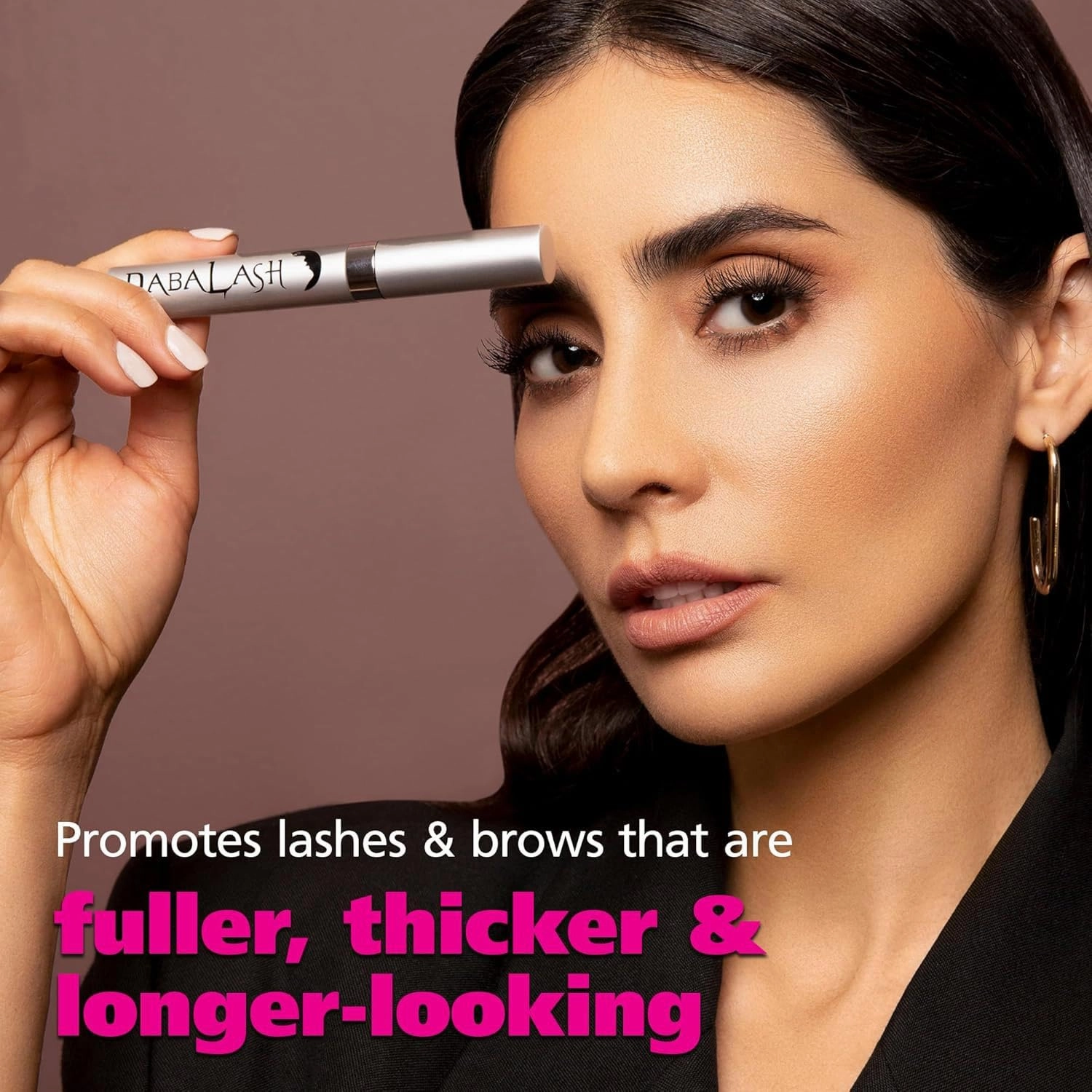 DABALASH Waterproof Combo – Professional Eyelash & Brow Growth Serum   Waterproof Mascara – Promotes the Appearance of Naturally Longer, Fuller & Thicker Lashes   Brows – 0.18 oz & 0.45 oz