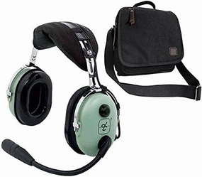 David Clark H10-13S Stereo Headset & Headset Bag Combo