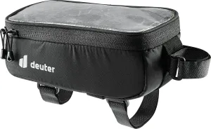 Deuter Phone Bag 0.7, Front Bike Frame Storage & Cell Phone Holder Bag, Touchscreen Compatible Bike Accessory Mount for Road & Gravel Biking - Black