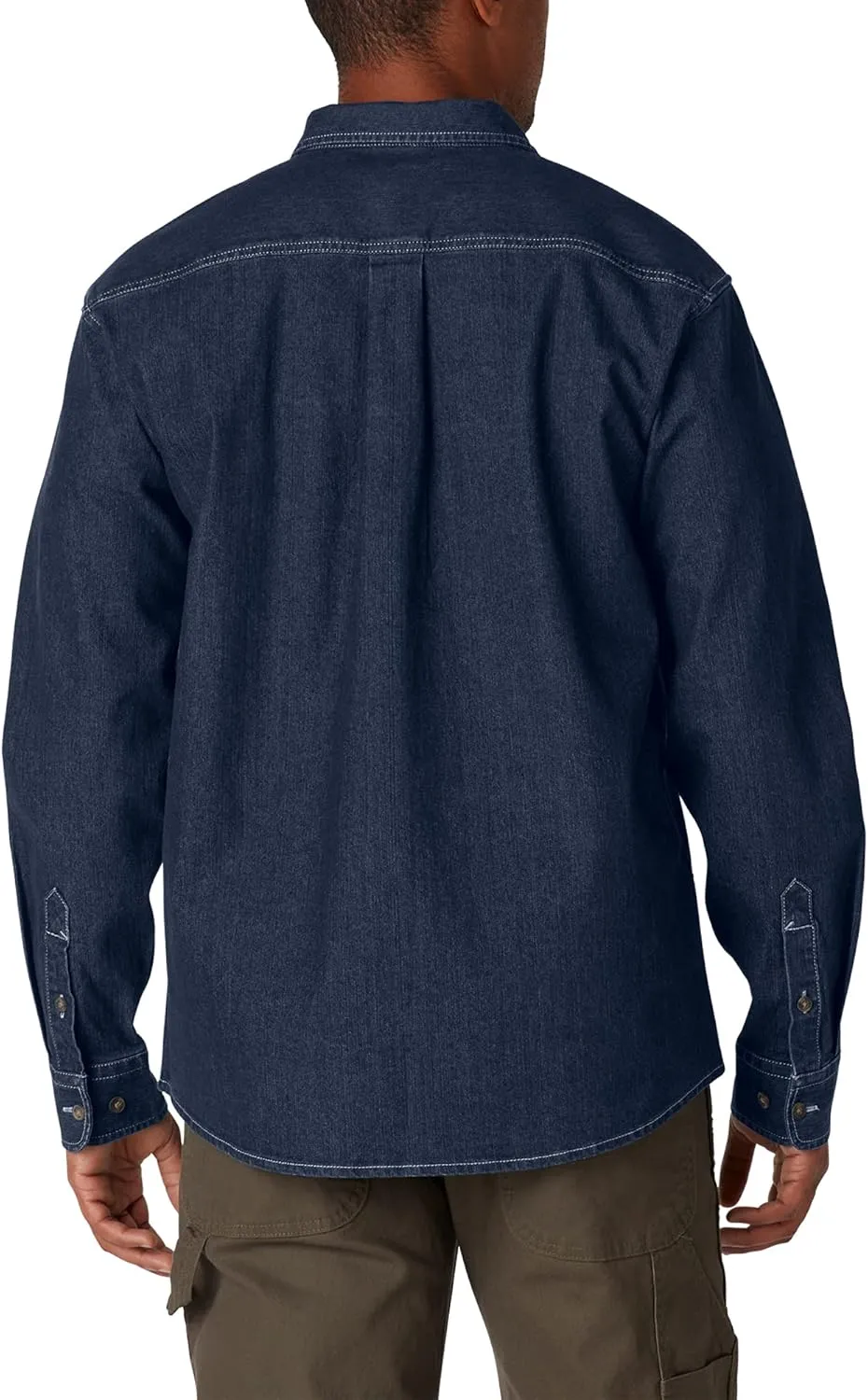 Dickies Men's Flex Denim Long Sleeve Shirt