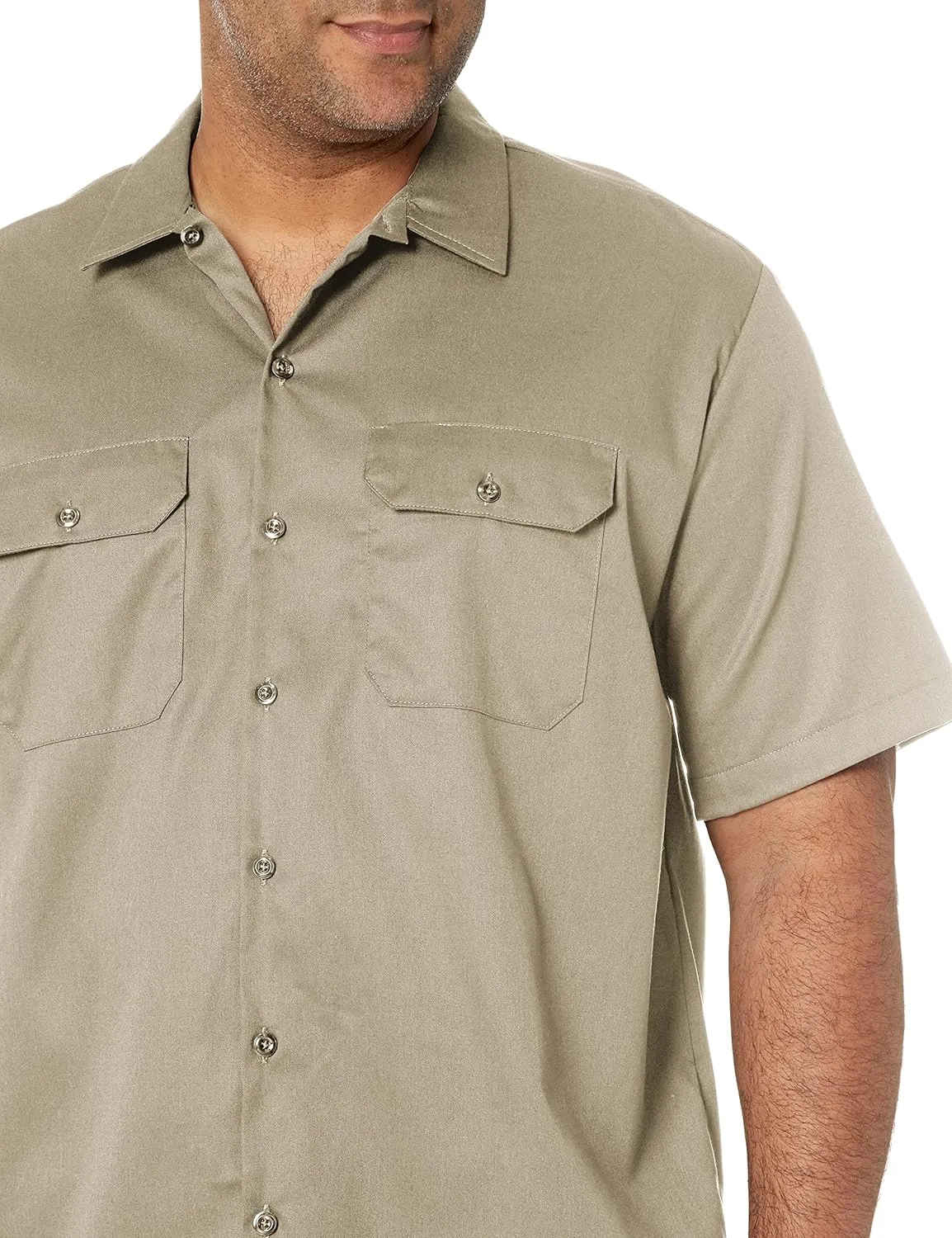 Dickies mens Flex Relaxed Fit Short Sleeve Work Shirt