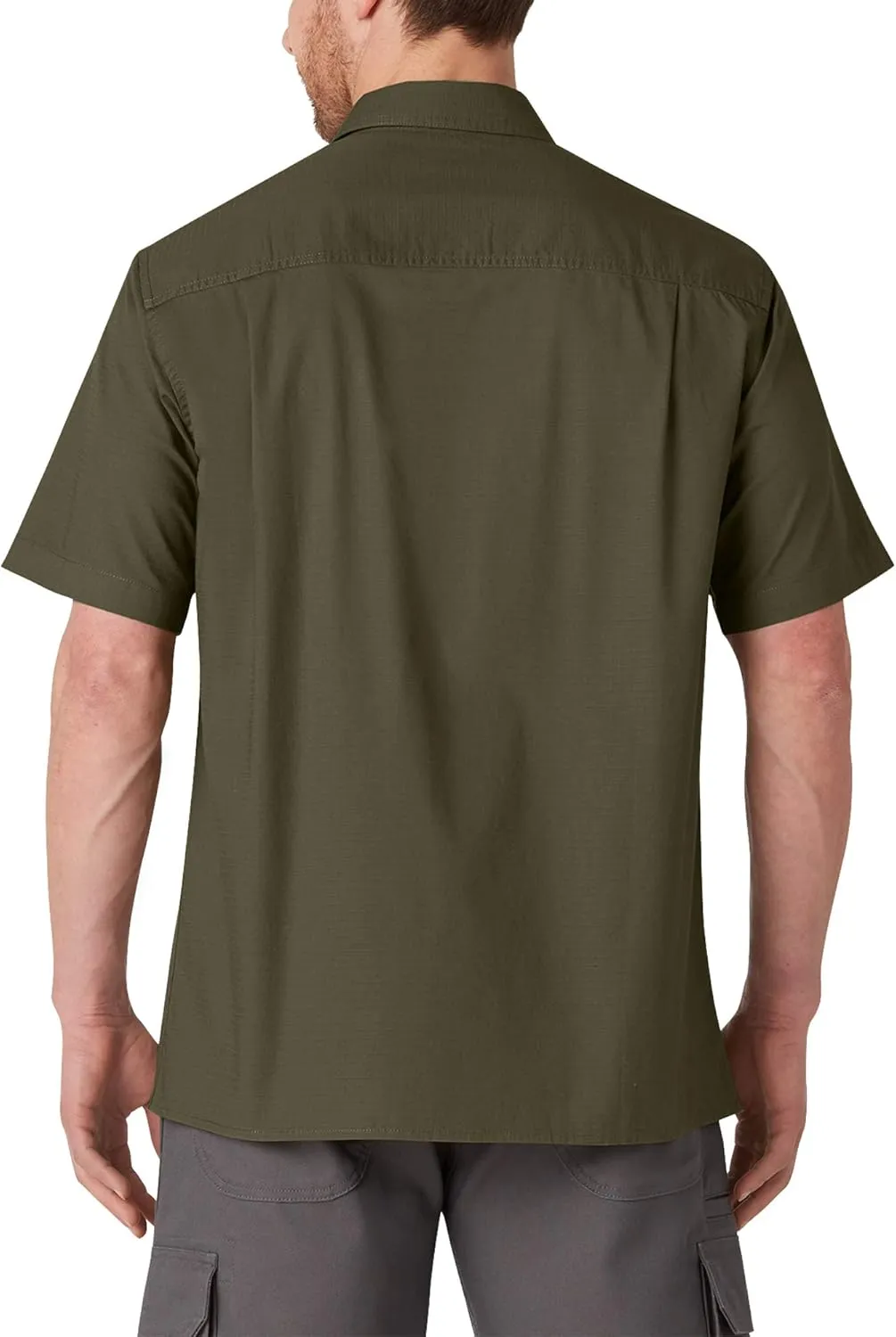Dickies Men's Short Sleeve Ripstop Work Shirt