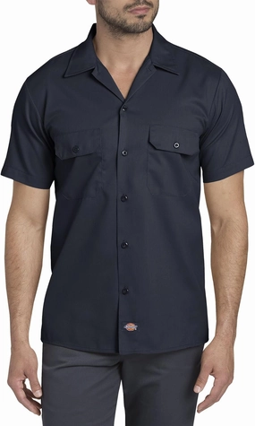 Dickies Men's Slim Fit Short Sleeve Work Shirt
