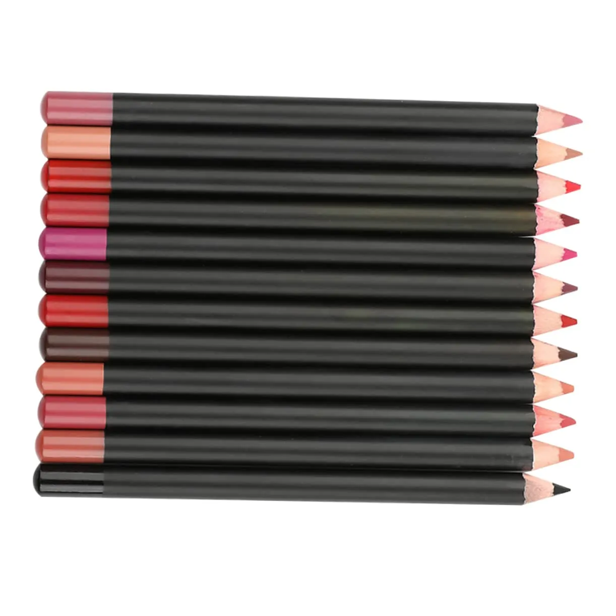Didiseaon 12pcs Lip Liner Pencils for Effortless Lip Shaping for Everyday Use Convenient Travel for Birthday and Valentine