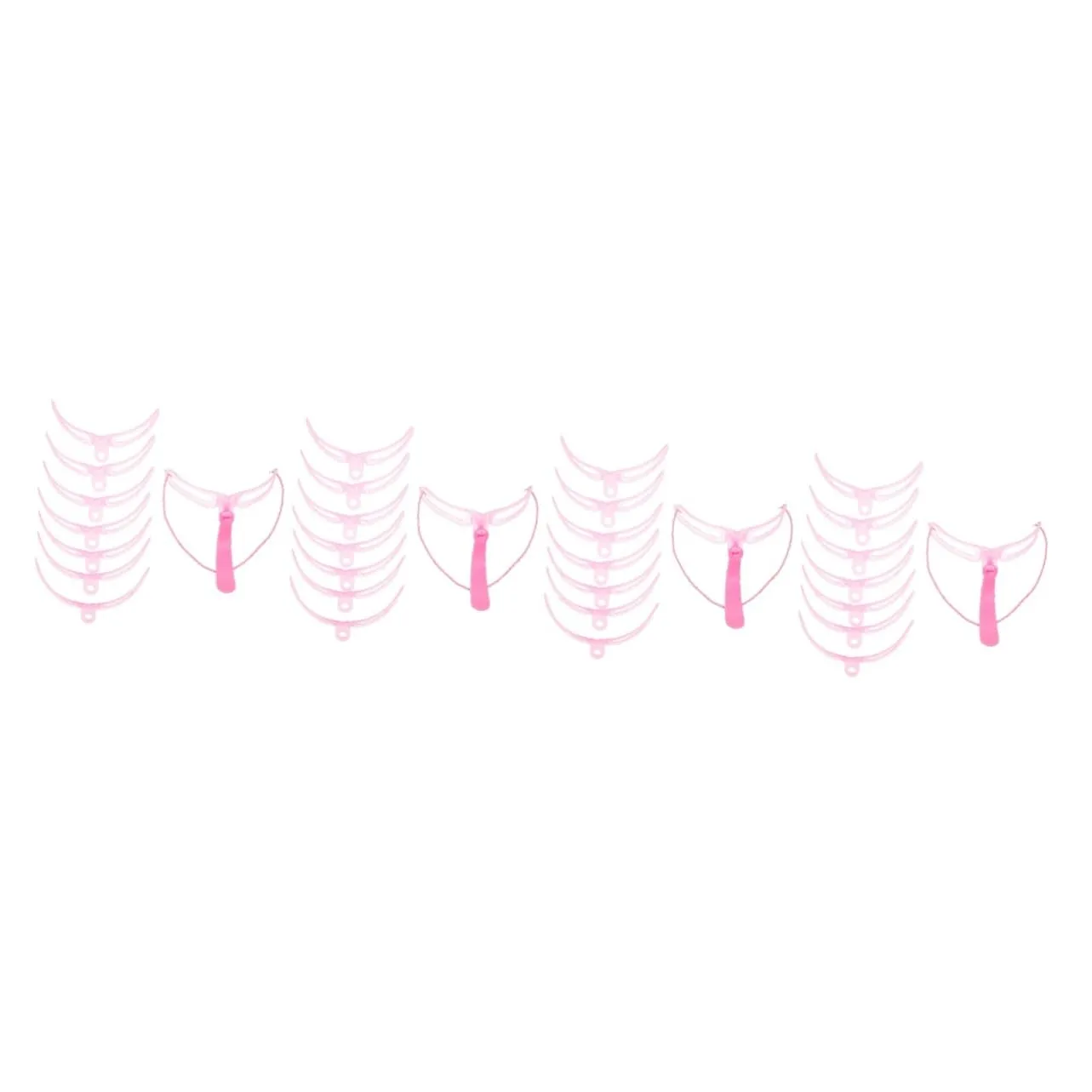 Didiseaon 12sets Portable Brow Stencils Wear-resistant Eyebrow Template Kit for Balanced Makeup Application Travel-friendly Eyebrow Supplies for Easy Styling