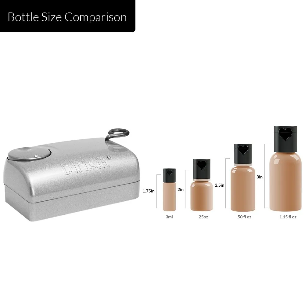 Dinair Airbrush Makeup Foundation | Light Golden Beige | Colair Radiance | 1.15 oz.