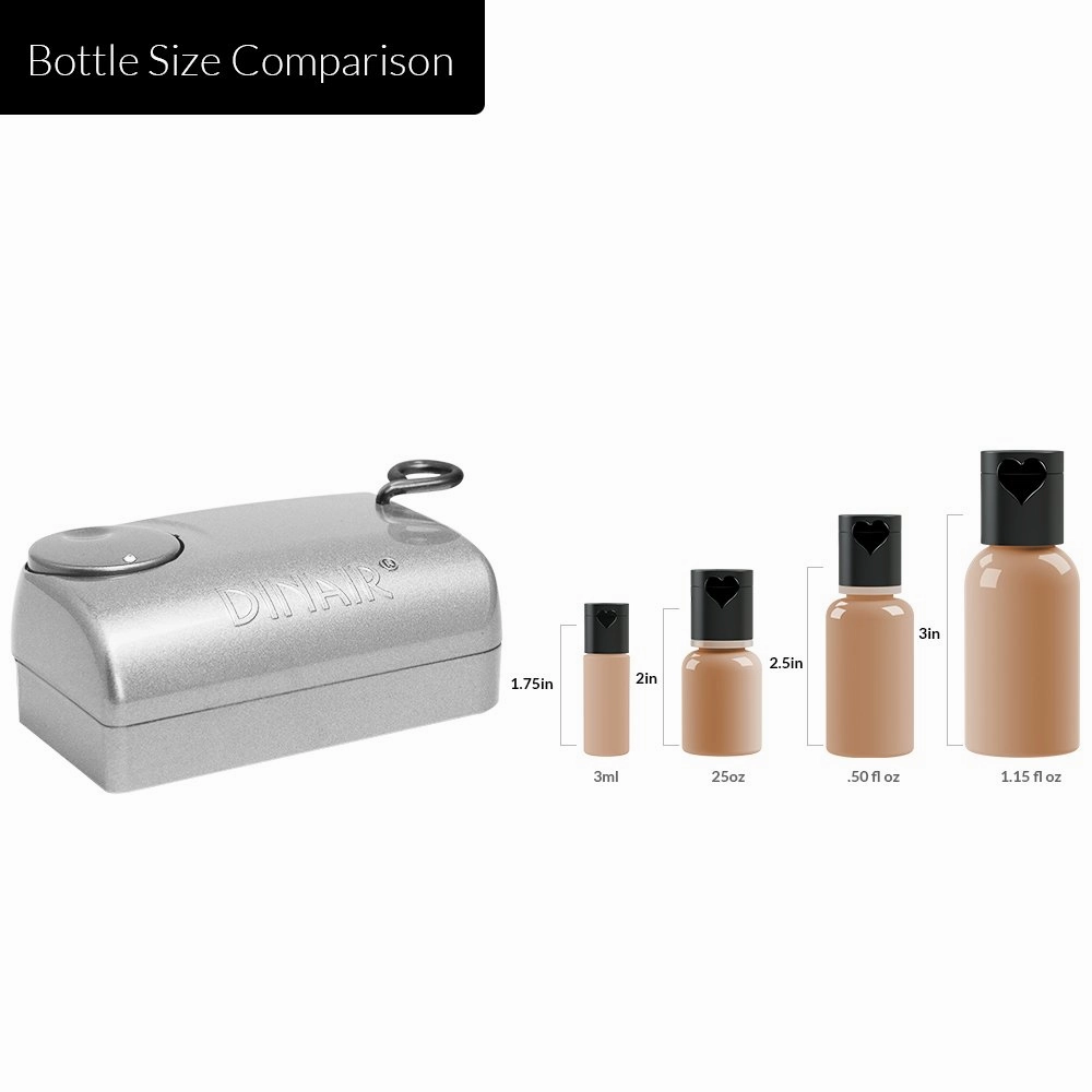 Dinair Airbrush Makeup Foundation | Light Golden Beige | Colair Radiance | .25 oz