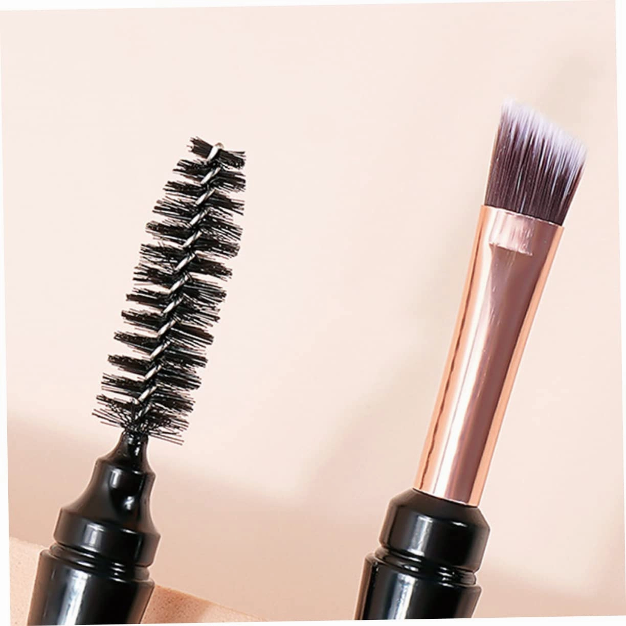 DOITOOL 2sets Eyebrow Makeup Brush Dual Head for Precision for Beauty Needs 10pcs*2
