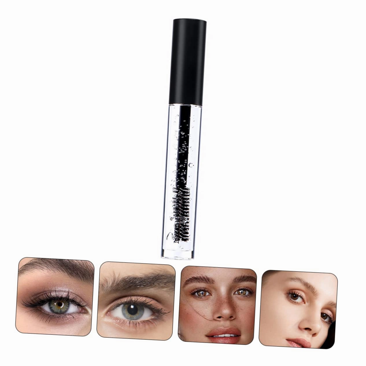 DOITOOL 6pcs Clear Eyebrow Setting Gel Sweat Brow Fixing Liquid for Women Formula Easy Application Delicate Brush for Eyebrow Makeup