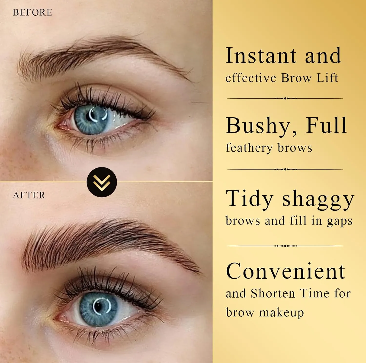DONG RHYME Brow Lamination Kit, Professional Eyebrow Lamination Kit, Semi-Permanent Brow Lift Kit, Long Lasting 6-8 Weeks Bushy & Full Brows Easy to Use Eyebrow Lift Kit at Home DIY