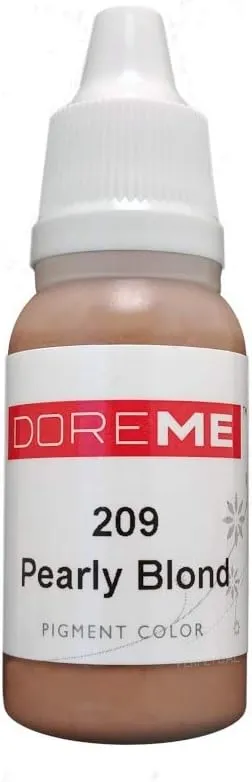 DOREME Permanent Makeup Pigment Ink Pearly Blond Eyebrow Brow Color Tattoo Micro Cosmetic Micropigmention