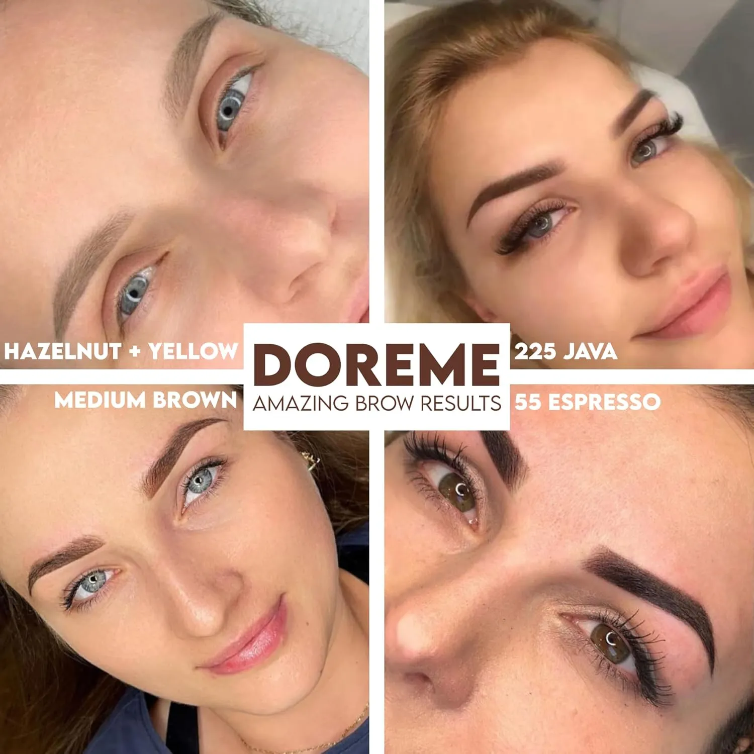 DOREME Permanent Makeup Pigment Ink Pearly Blond Eyebrow Brow Color Tattoo Micro Cosmetic Micropigmention