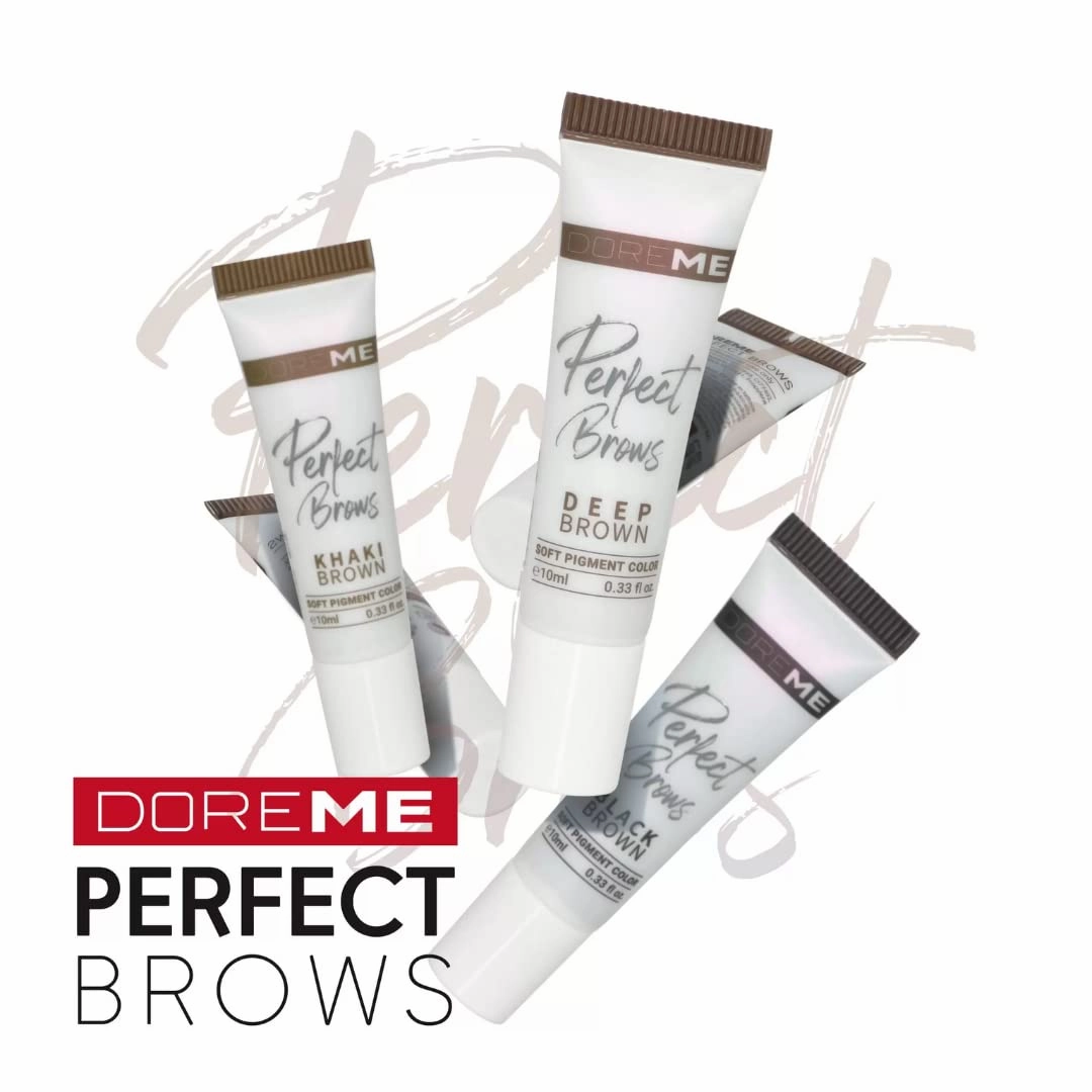 Doreme Perfect Brows Black Brown Permanent Makeup Microblading Brow Pigment Micropigmentation