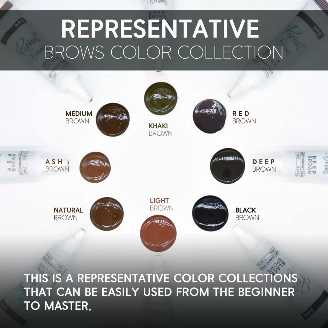 Doreme Perfect Brows Medium Brown Permanent Makeup Microblading Brow Pigment Micropigmentation