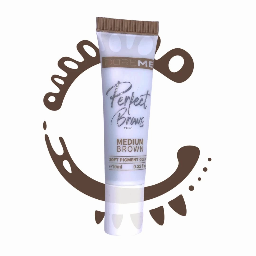 Doreme Perfect Brows Medium Brown Permanent Makeup Microblading Brow Pigment Micropigmentation