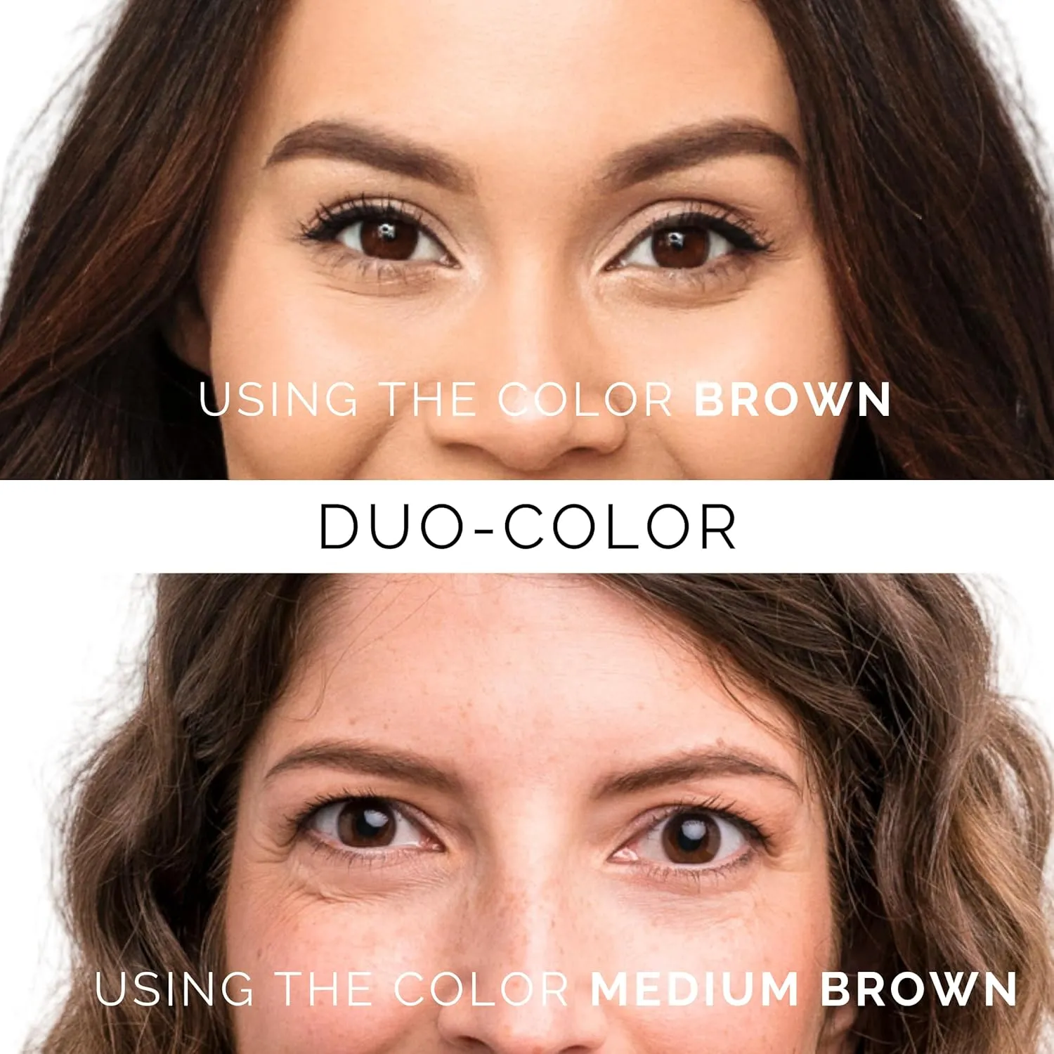 Dual-Color Eyebrow Stamp Stencil Kit with 9 Reusable Eyebrow Stencils for Professional Brow Stamping Shaping Kit and Instant Long Lasting Filling and Waterproof Tinting Definer