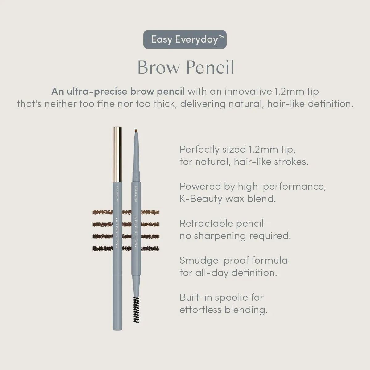 Easy Everyday™ Brow Pencil (Light Brown)