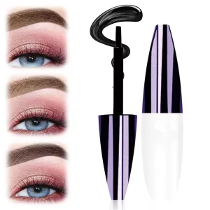 Easy Peel-Off Eyebrow Gel, 2025 Upgrade Tattoo Eyebrow Gel Easy Peel Off, Transfer-proof Eyebrow Tattoo Peel Off, Eyebrow Dye for Women Medium Coverage for All Skin Types (#03)