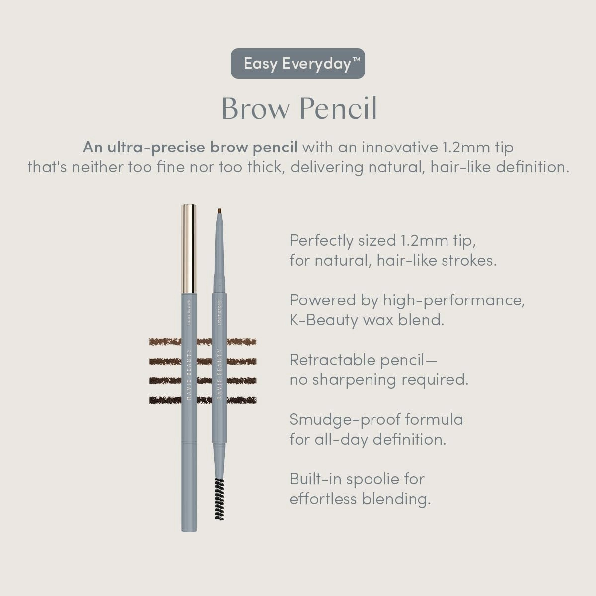 Easy Everyday™ Brow Pencil (Ebony)
