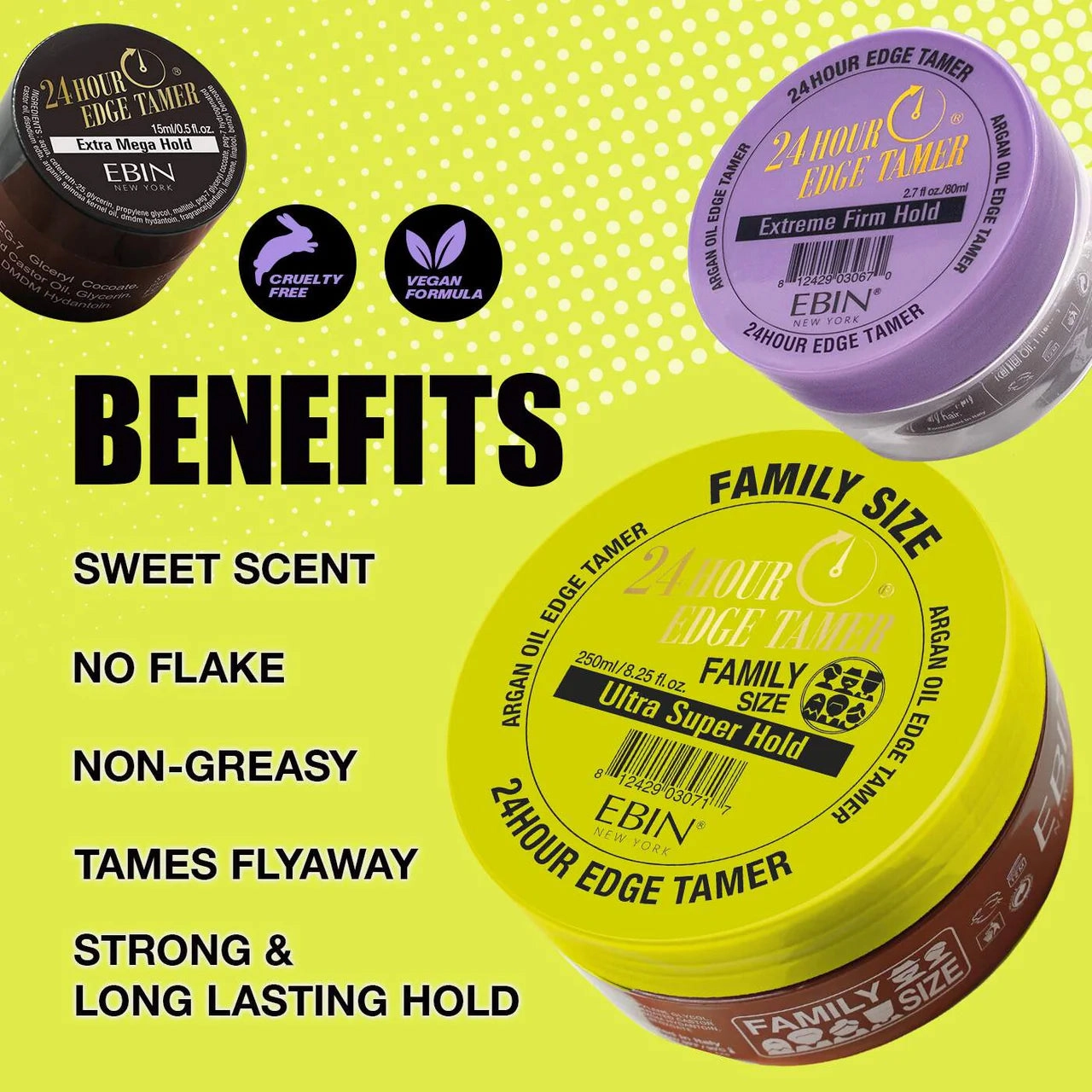 Ebin New York 24 Hour Edge Tamer Extra Mega Hold