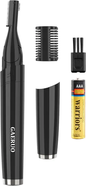 Electric Eyebrow Trimmer, Painless Portable Eyebrow Shaper Trimmer Kit for Women Men, Eyebrow Hair Trimmer with Battery for Face Lips Armpit Leg Body