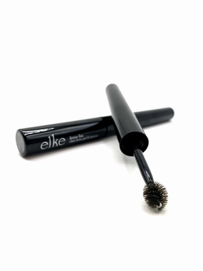 elke BROW FIXX CLEAR brow mascara, long lasting hold, non flaking, non ashy brow gel.