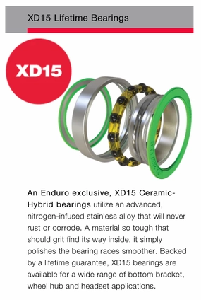 Enduro TorqTite XD-15 Pro PF30 Bottom Bracket for BB30