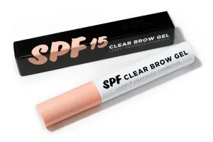 Enhanced Cosmetics Original SPF Clear/Transparent Brow Gel Sunscreen MakeUp, Flake Free, Lamination, Lightweight, for up to 24 hour hold