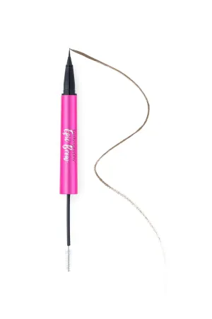 Epic Brow - Ash by Bodyography for Women - 2 Pc 0.07oz Clear Brow Gel, 0.01oz Eyebrow Liquid