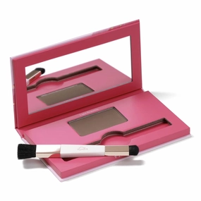 eSalon Root Touch Up   Brow Powder, Conceal & Cover (Light Brunette) - Hairline Powder for Women - Scalp Concealer & Filler for Thinning & Gray Hair Coverage - Creates Thicker & Fuller-Looking Hair