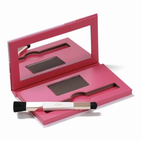 eSalon Root Touch Up   Brow Powder, Conceal & Cover (Medium Brunette) - Hairline Powder for Women - Scalp Concealer & Filler for Thinning & Gray Hair Coverage - Creates Thicker & Fuller-Looking Hair