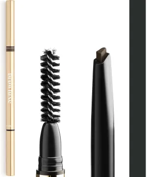 Eye Brow Pencil | Ultra Thin Precision Eyebrow Pencil | Long Lasting, Waterproof Eyebrow Makeup | Nourishing Brow Definer Pencil | Carbon