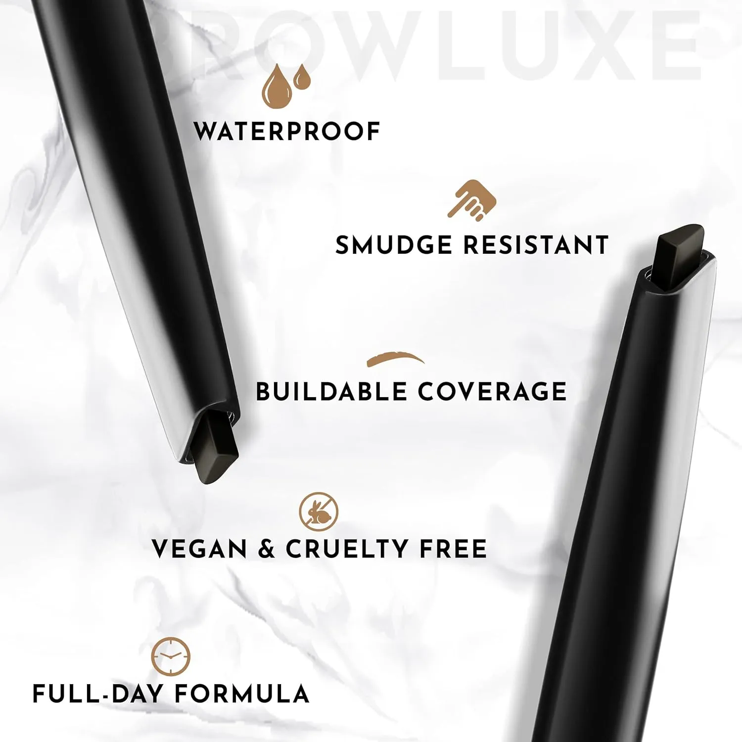 Eye Brow Pencil | Ultra Thin Precision Eyebrow Pencil | Long Lasting, Waterproof Eyebrow Makeup | Nourishing Brow Definer Pencil | Coffee