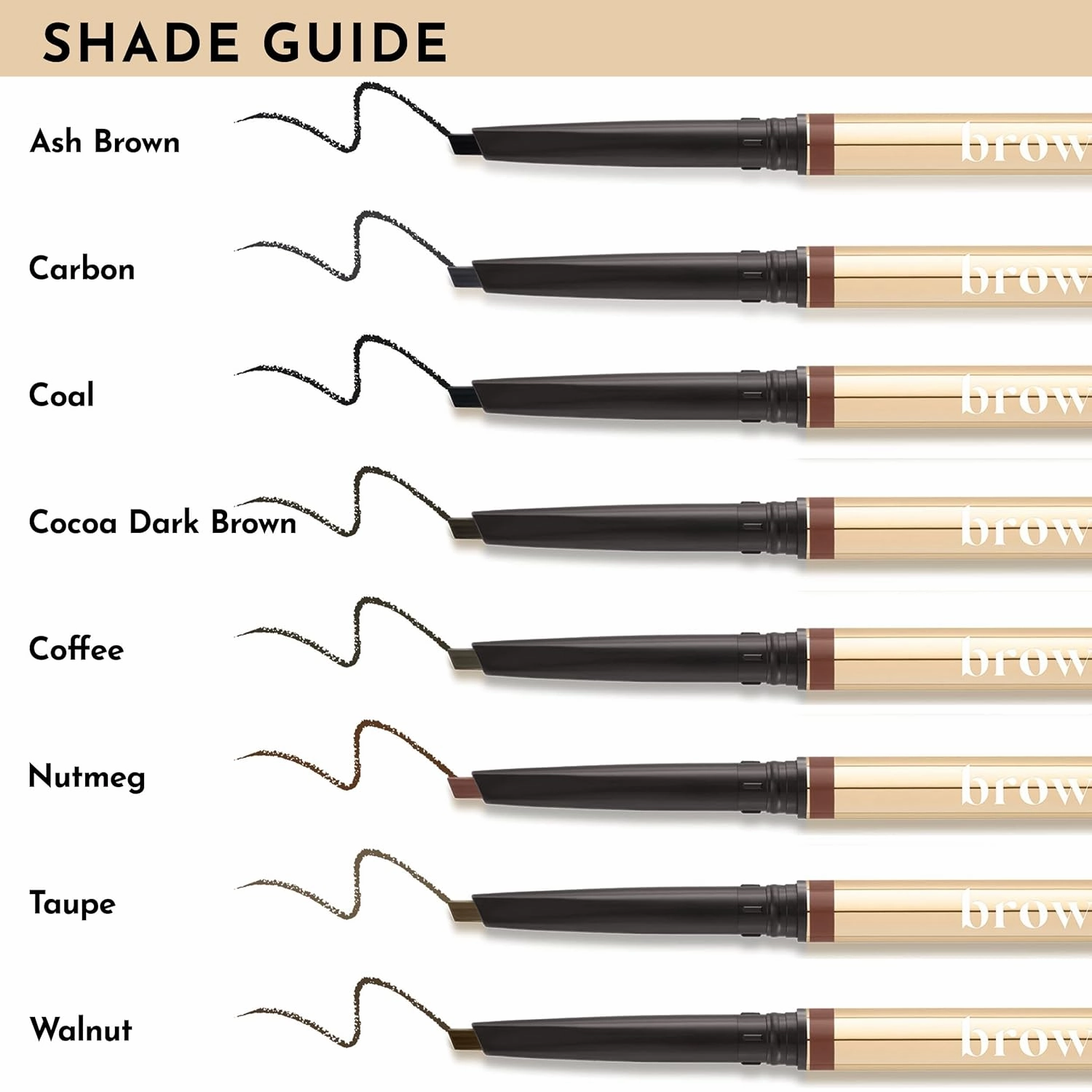 Eye Brow Pencil | Ultra Thin Precision Eyebrow Pencil | Long Lasting | Waterproof Eyebrow Makeup | Nourishing Brow Definer Pencil | Taupe