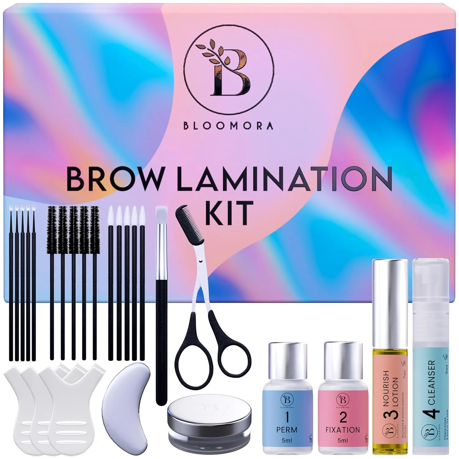 Eyebrow Lamination Kit, At Home Brow Lamination Kit, Brow Lift Kit for Beginner/Professional, Eye Brow Lamination Kit   Instructions