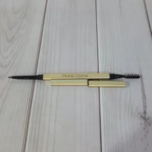 Eyebrow Pencils – Black Brow Definer With Precision Tip & Spoolie Brush For Natural & Defined Brows