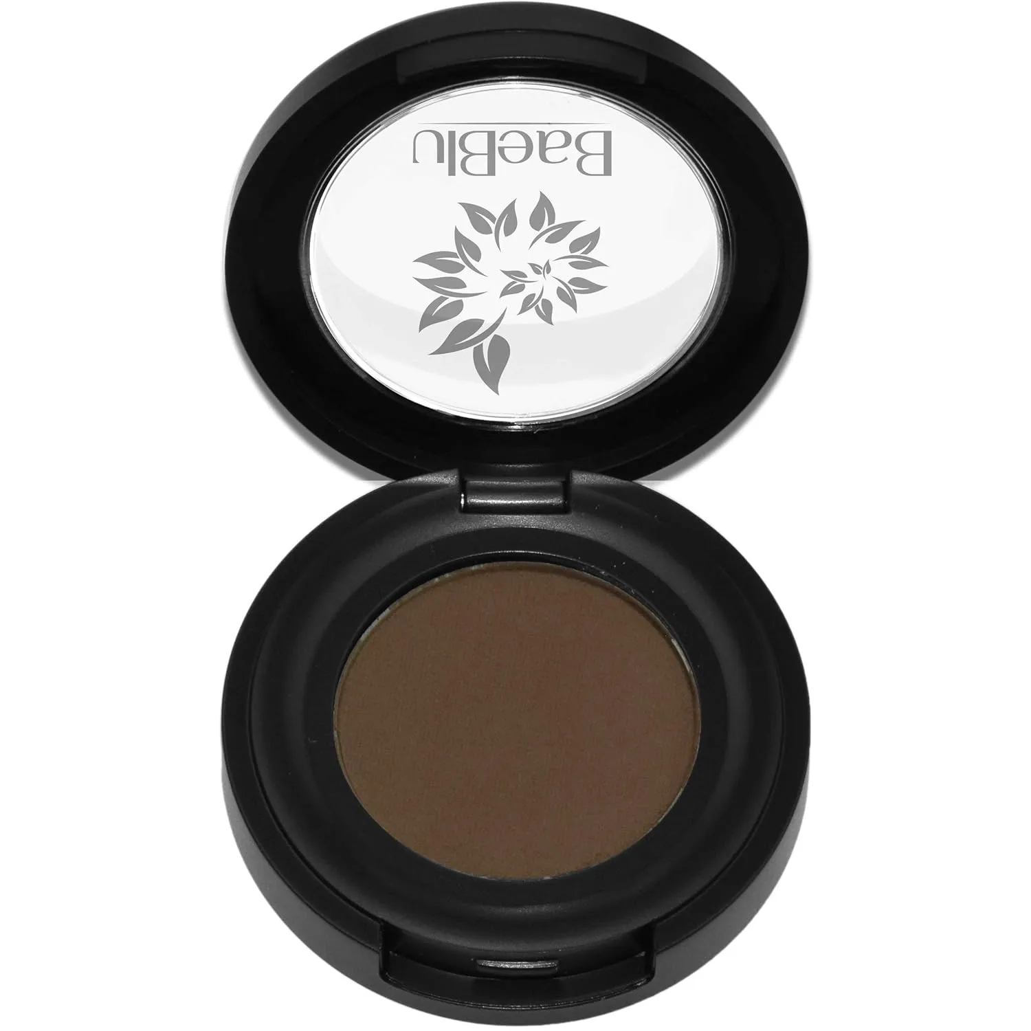 Eyebrow Powder, Organic Vegan 100% Natural, Fill-in Smudge Proof Brow Tint, Made in USA, Deep Brown