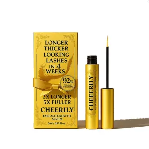 Eyelash Growth Serum Natural Extension - advanced Formula lashes booster Longer, Fuller, Thicker Enhancing Serum for lash & brow (5 mL)