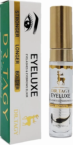 Eyeluxe Intensive Lash & Brow Growth Serum – Nourishes, Strengthens & Promotes Fuller, Longer Hair – Fast-Absorbing, Non-Greasy & Safe for All Skin Types – 5ml
