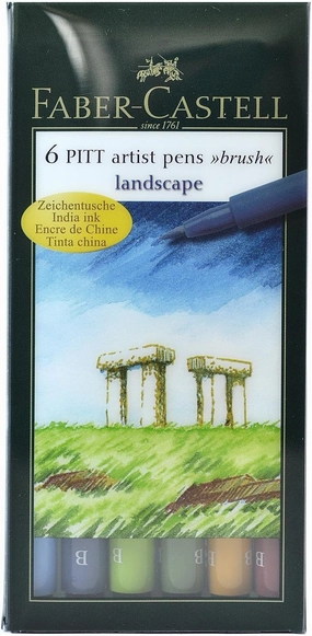 Faber-Castell Pitt Artist Brush Pen Sets Landscape