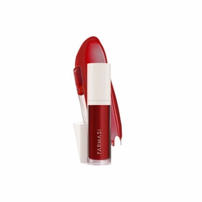 FARMASi Tinted Lip Plumper, Plumping Lip Gloss, Promoting Natural Circulation for Fuller, Younger Looking Lips, Hydrating, High-Shine, Volumizes, 0.2 fl.oz (05 Merry Berry, 0.2)