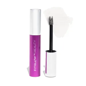 Fitglow Beauty Plant Protein Brow Gel | Natural Vegan Eyebrow Enhancer Serum | Thickening Volumizing Brow Filler | Nutrient-Rich Hair Conditioning | Strengthens, Lift, Shape & Fill | 4g - Clear