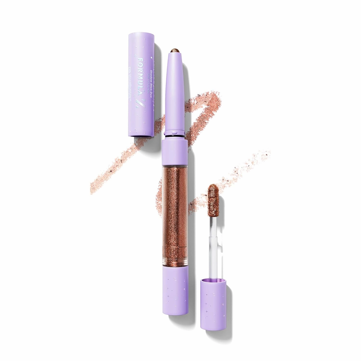 Formula Z IAmSoPretty Eye Shadow Stick - Dual-Ended, Glitter Eyeshadow Crayon and Liquid - Vitamin E, Castor and Avocado Oil - Shine On - 0.7 oz