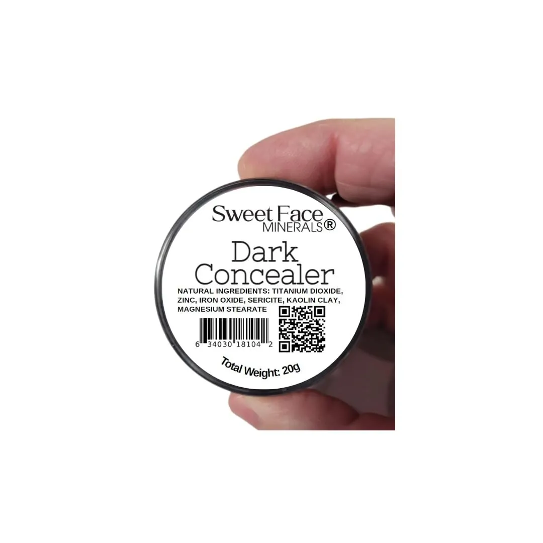 FOUNDATION & CONCEALER DUO (COCOA & DARK CONCEALER) Mineral Makeup Kit Full Size Set Matte Bare Face Sheer Powder Cover