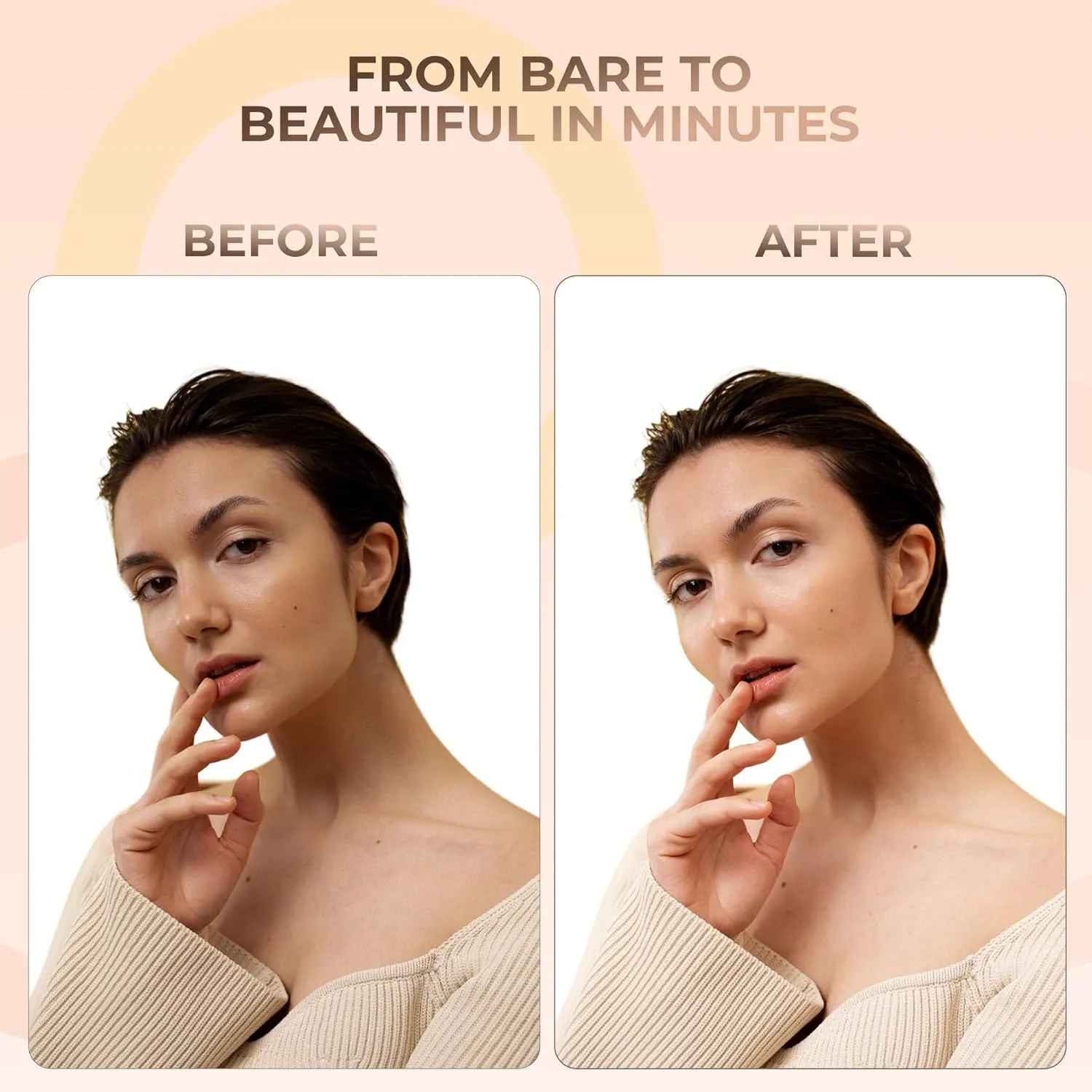 FOUNDATION & CONCEALER DUO (FAIR 2 & LIGHT CONCEALER) Mineral Makeup Kit Full Size Set Matte Bare Face Sheer Powder Cover
