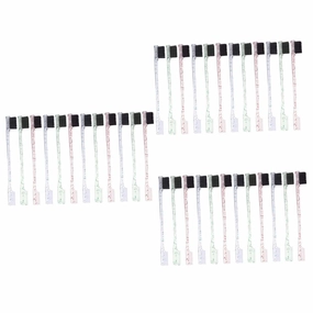 FRCOLOR 36pcs Dual Tip Eyebrow Brushes Comb Portable Makeup Tool for Professional Home Use Hairline Brush Combs for Effortless Grooming Precise Application