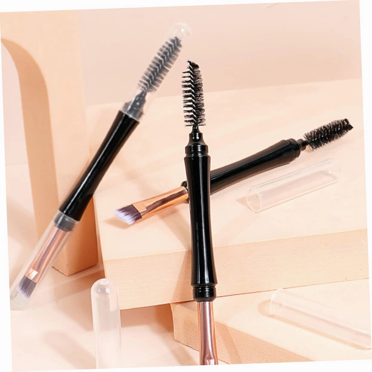 FRCOLOR Sets Eyebrow Spoolies Brush Kit Dual Tip Brow Girl Eyelash Makeup Supplies Pcs