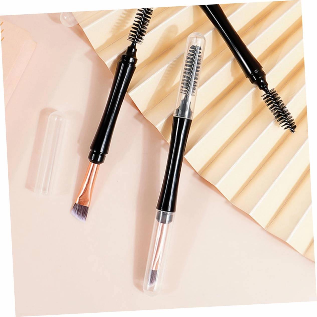 FRCOLOR Sets Eyebrow Spoolies Brush Kit Dual Tip Brow Girl Eyelash Makeup Supplies Pcs