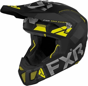 FXR Clutch Evo Helmet (Black/Hi-Vis - Small)