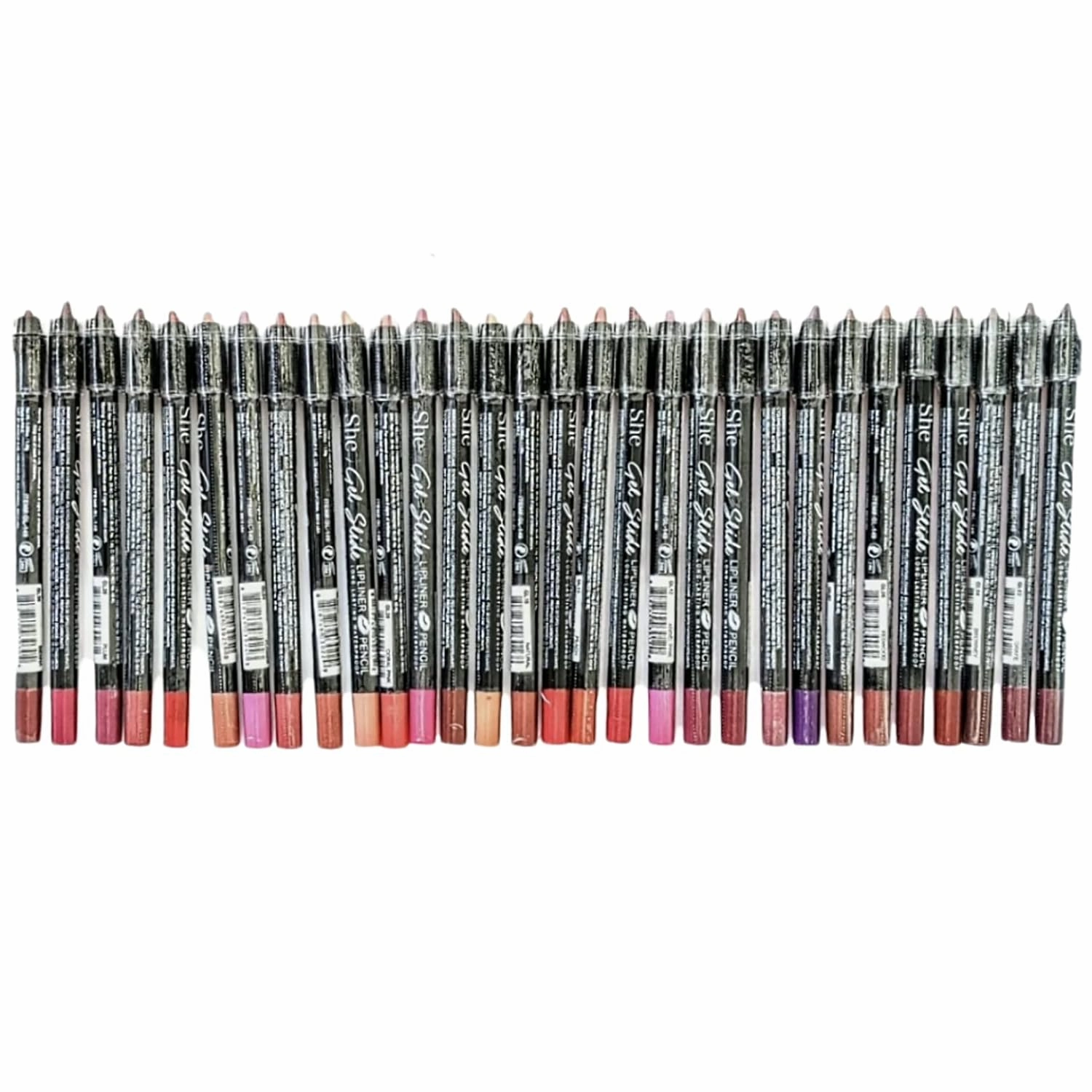 Gel Slide Lipliner Pencil by She Makeup (30 PC SET)